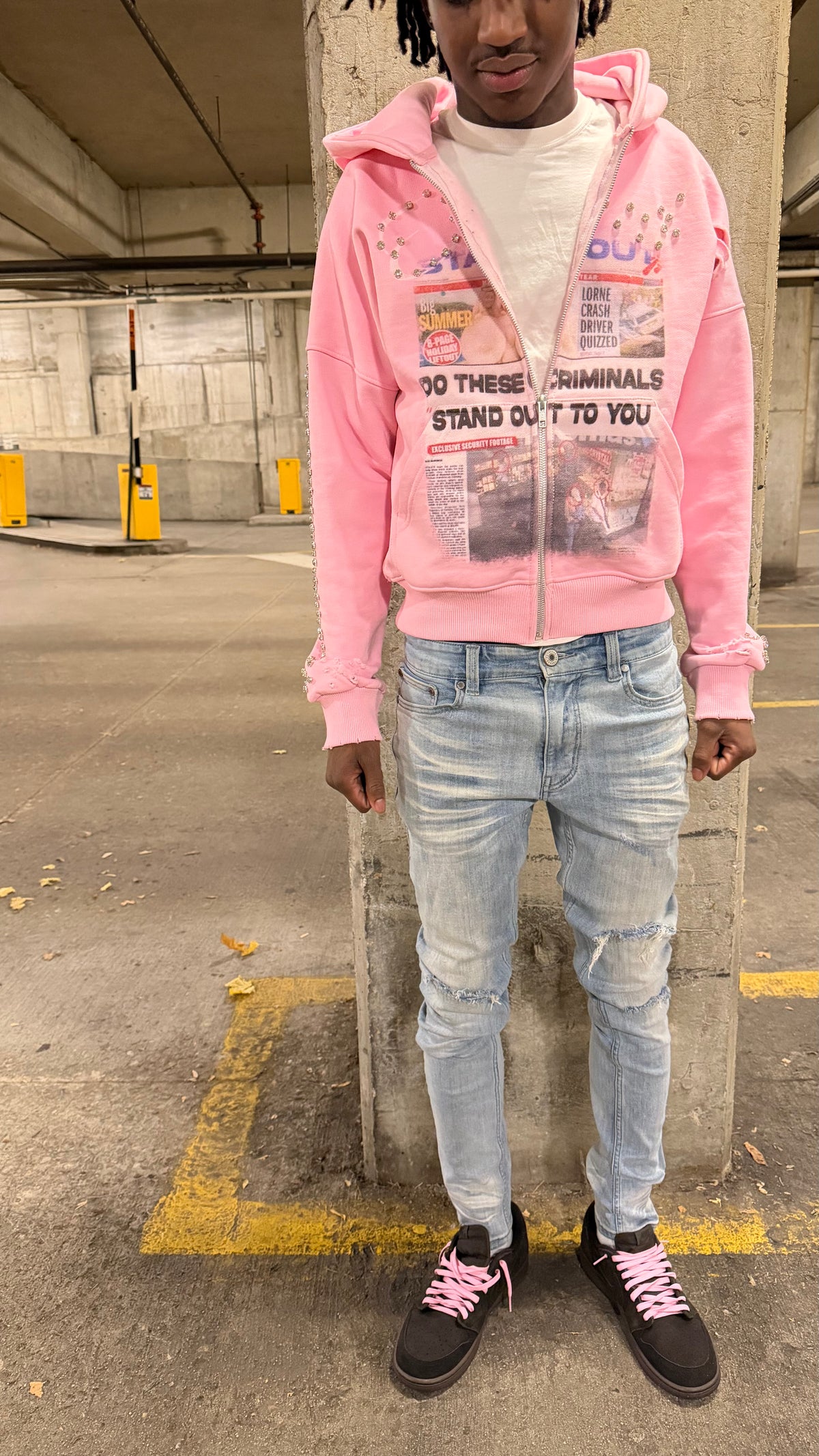 Pink HEIST Zipup