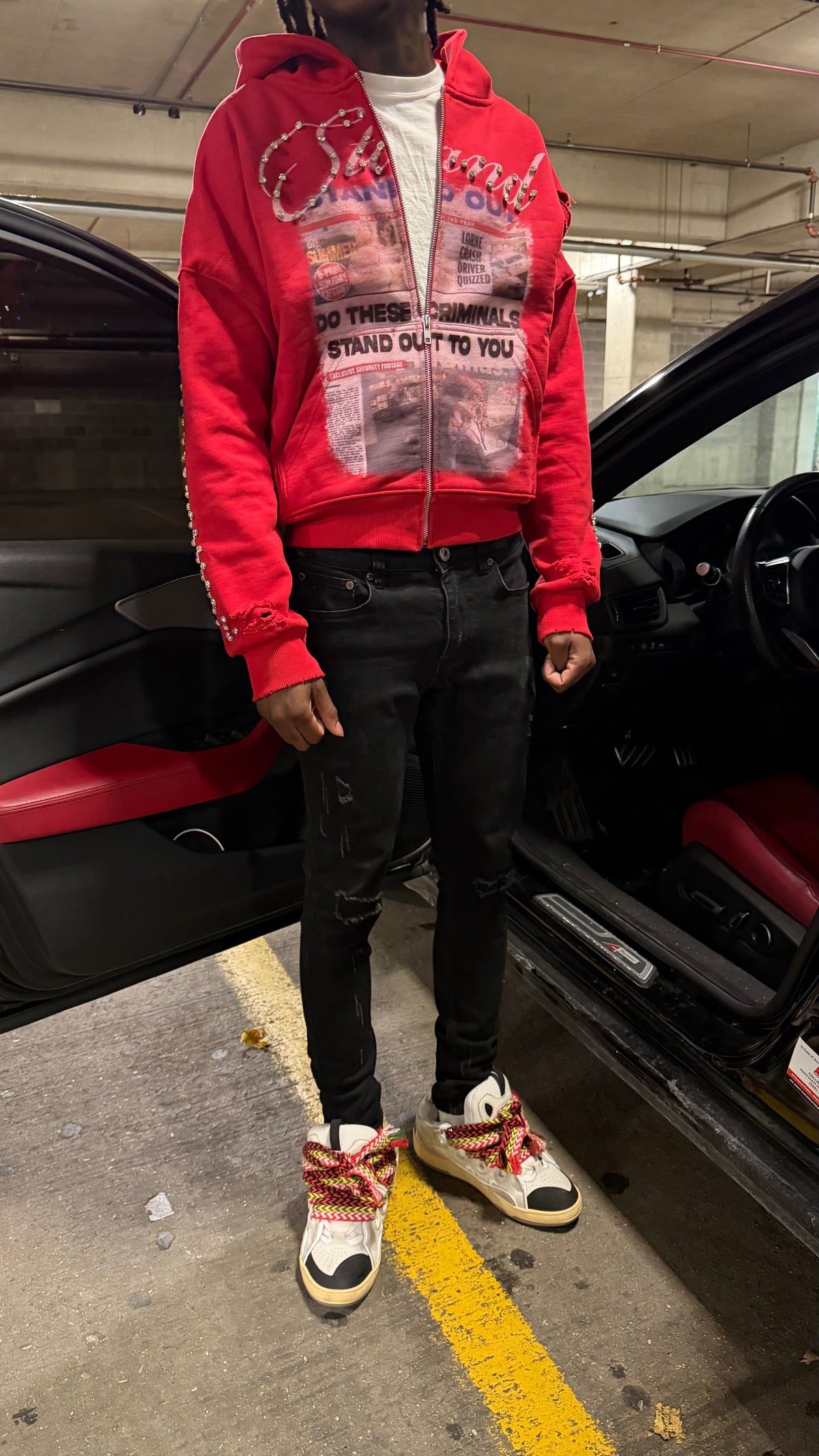 Red HEIST Zipup